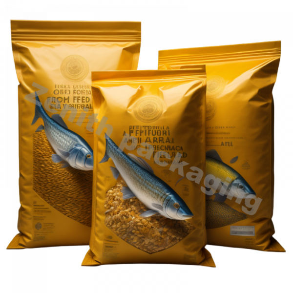 Fish feed sacks and fish feed heavy duty sacks PE Coextruded Bag